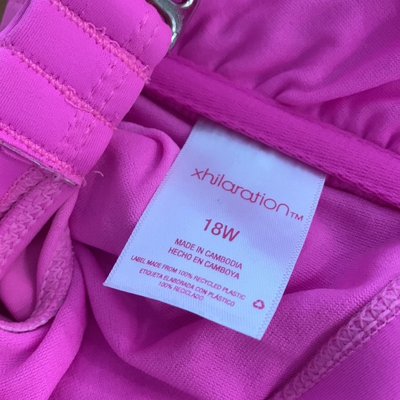 Target plus size bathing suit bubblegum pink - Picture 4 of 4